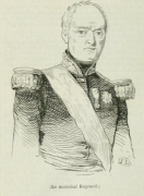 Portrait du Maréchal Bugeaud par Benjamin Roubaud, publié dans L'illustration de 1843
