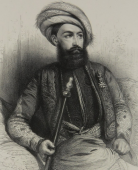 Portrait du Colonel Yusuf par Benjamin Roubaud, dans l'album Souvenirs d'Afrique
