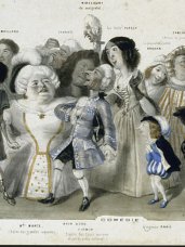 Grand chemin de la postérité - théâtre (détail, la comédie) - Benjamin Roubaud