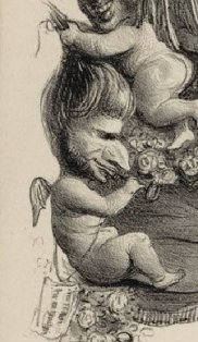Berlioz en Angelot - Détail du Mariage de Figaro par Benjamin Roubaud
