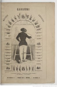 Couverture d'un recueil d'oeuvres de Gavarni