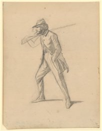 Autoportrait de Benjamin Roubaud - L'homme au fusil