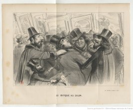 Le critique au Salon - Benjamin Roubaud
