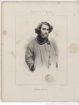 Félix Pyat par Benjamin Roubaud - Galerie de la presse