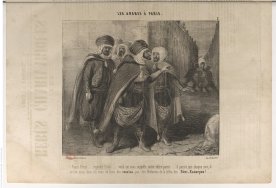 Les arabes à Paris - Planche 2 - Tenez frères... regardez là-bas, voilà qui nous rappelle notre chère patrie - Benjamin Roubaud