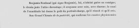 Extrait d'un passage sur Benjamin Roubaud, publié dans "La caricatur et les caricaturistes - Paris Delagrave 1901"