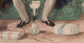 Les fumeurs d'opium français (détail) - Benjamin Roubaud
