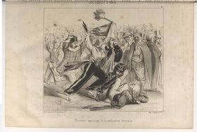 Les arabes à Paris - Planche 6 - Dernière expression de la civilisation française - Benjamin Roubaud