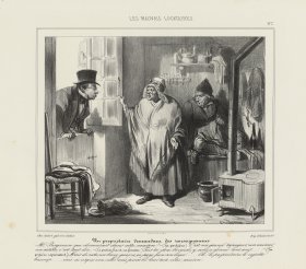 Les mauvais locataires - Planche 7 - Un propriétaire demandant des renseignements - Benjamin Roubaud