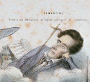 Alphonse de Lamartine - Détail du Grand chemin de la postérité de Benjamin Roubaud