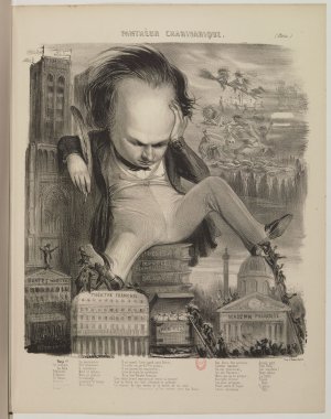 Victoir Hugo par Benjamin Roubaud - Panthéon charivarique