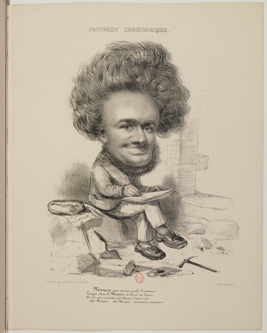 Auguste Michel Benoît Godichot-Masson dit Masson par Benjamin Roubaud - Panthéon charivarique