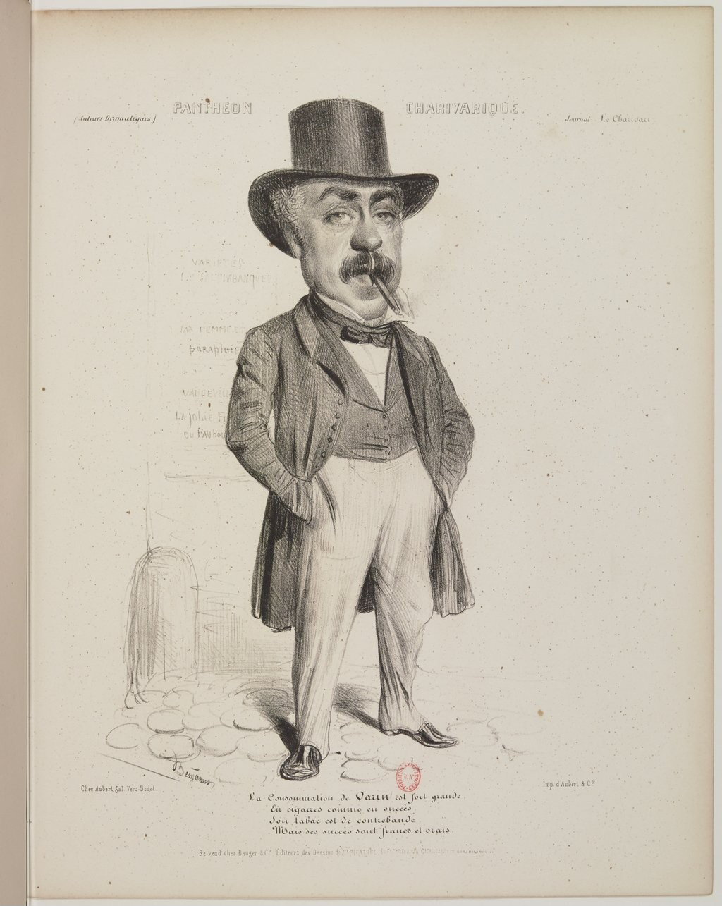 Charles Varin par Benjamin Roubaud - Panthéon charivarique