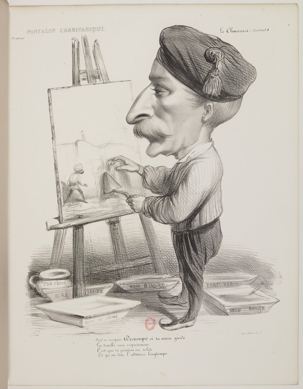 Decamps par Benjamin Roubaud - Panthéon charivarique