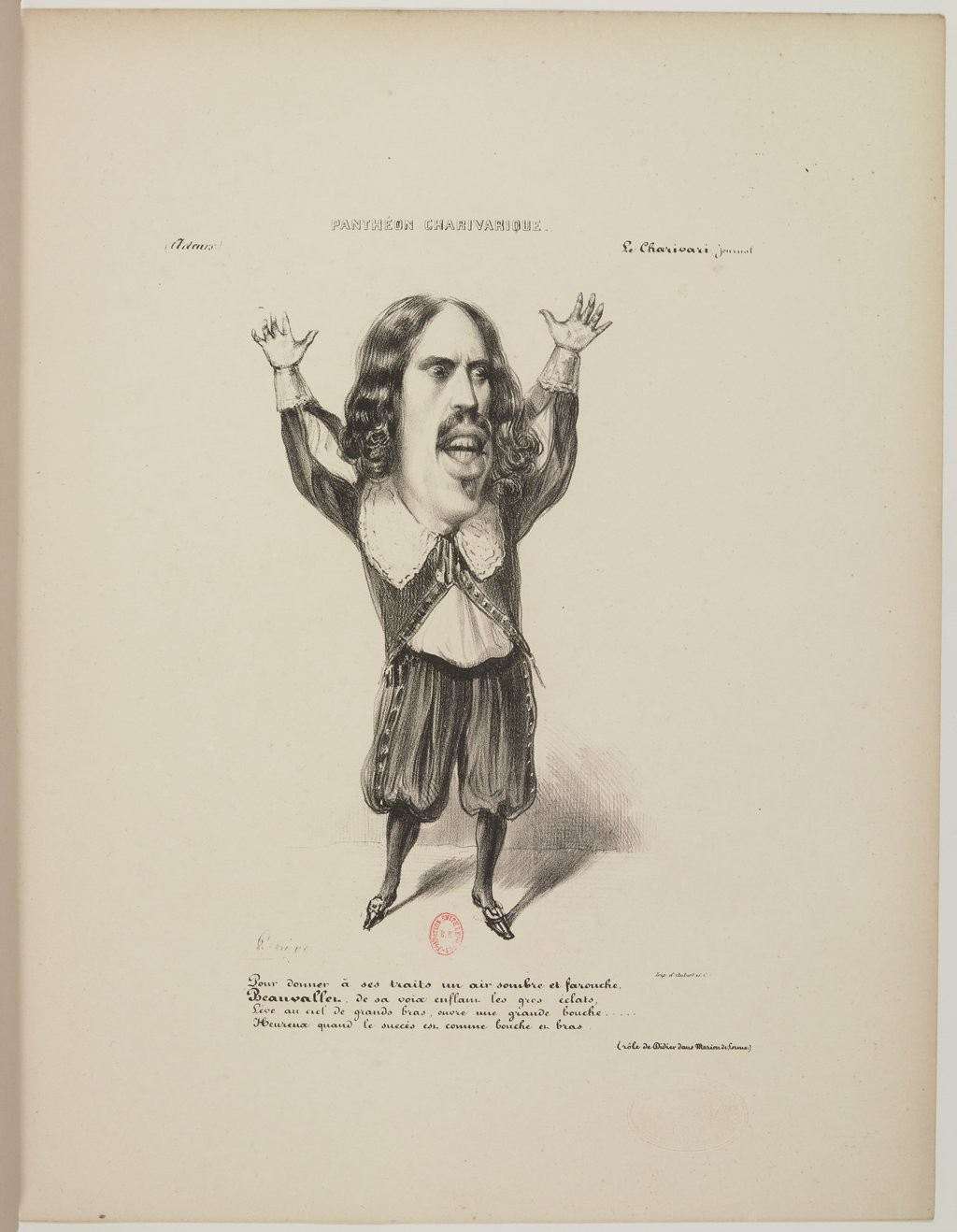 Pierre-François Beauvallet par Benjamin Roubaud - Panthéon charivarique
