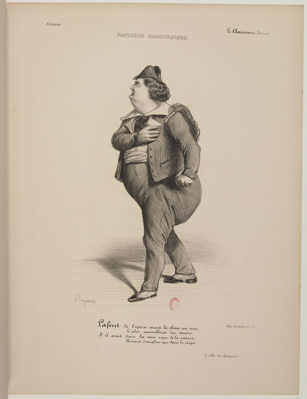 Pierre-Chéri Lafont par Benjamin Roubaud - Panthéon charivarique