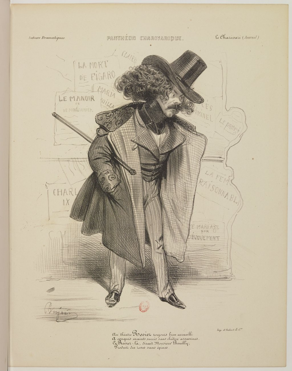 Joseph-Bernard Rosier par Benjamin Roubaud - Panthéon charivarique