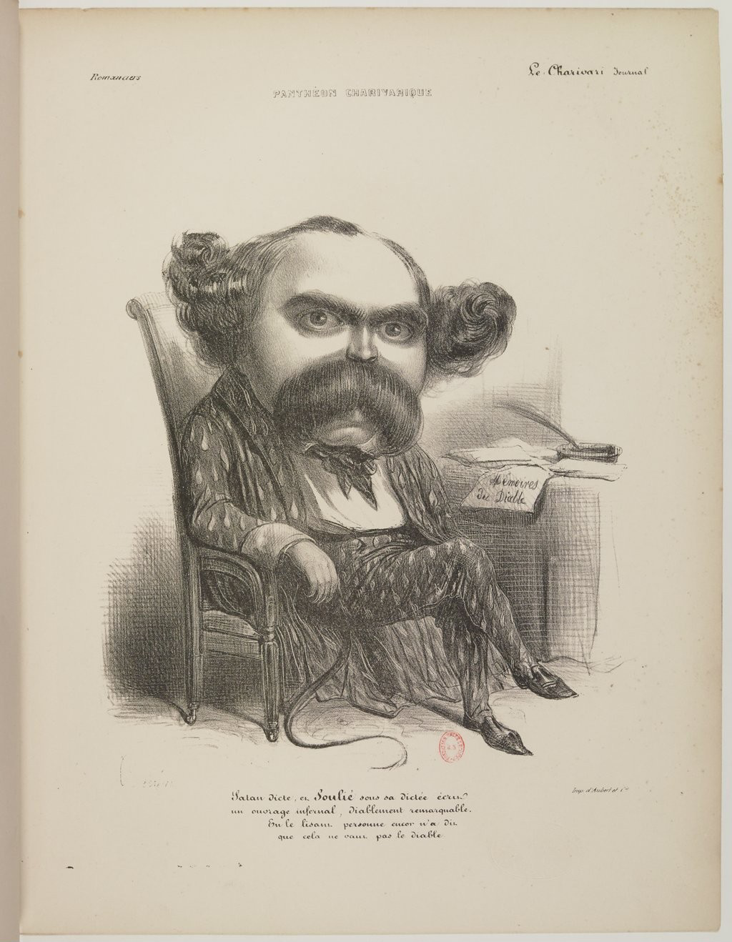 Frédéric Soulié par Benjamin Roubaud - Panthéon charivarique