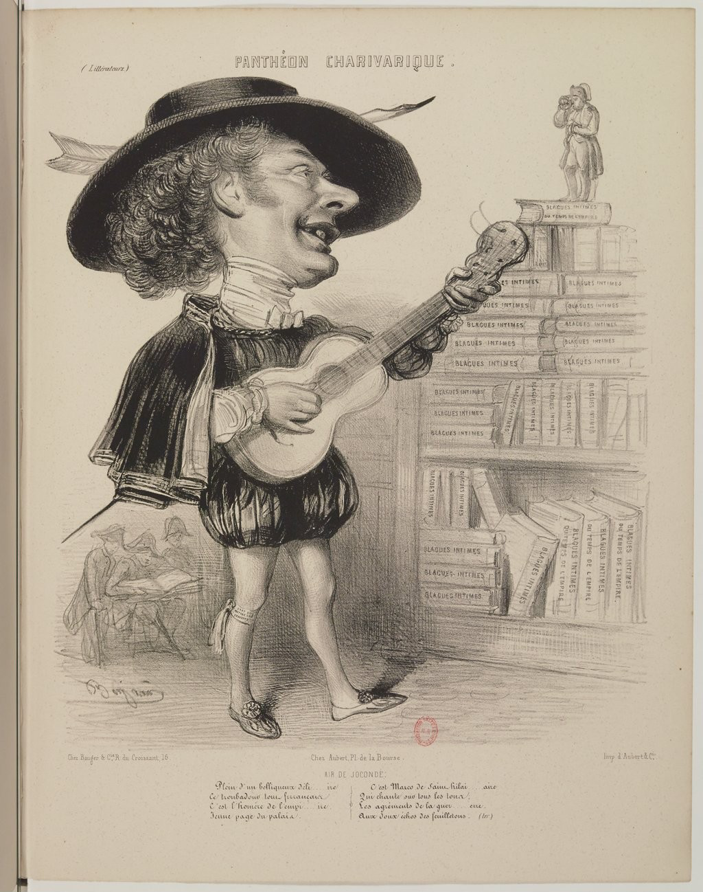 Émile Marco de Saint-Hilaire par Benjamin Roubaud - Panthéon charivarique