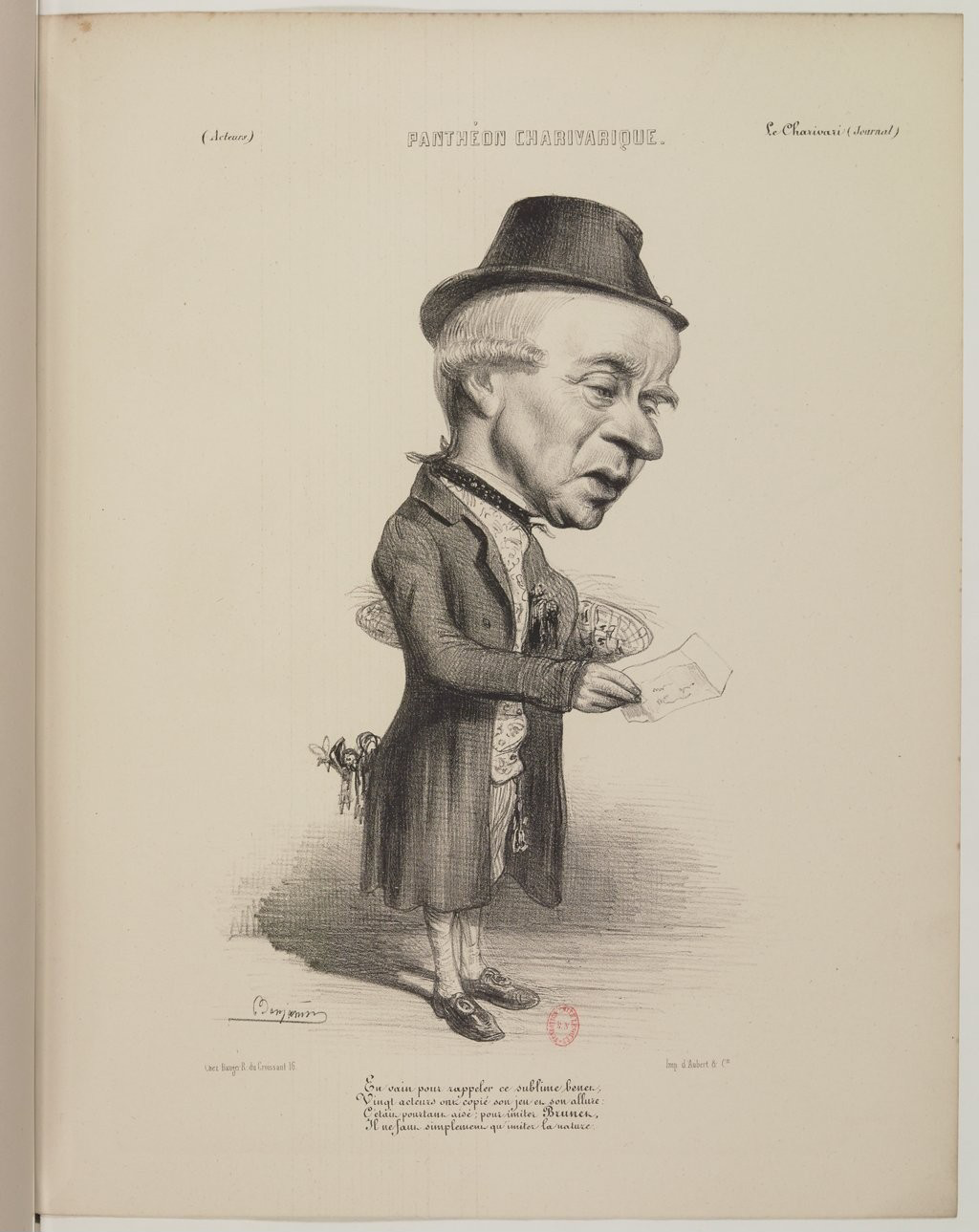 Jean-Joseph Mira dit Brunet par Benjamin Roubaud - Panthéon charivarique