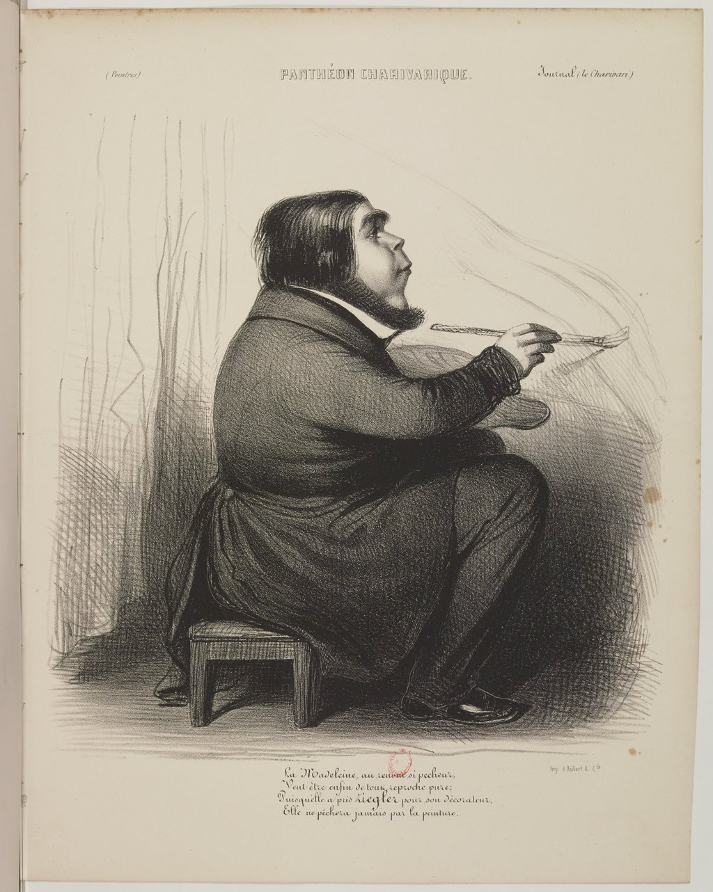 Jules-Claude Ziegler par Benjamin Roubaud - Panthéon charivarique