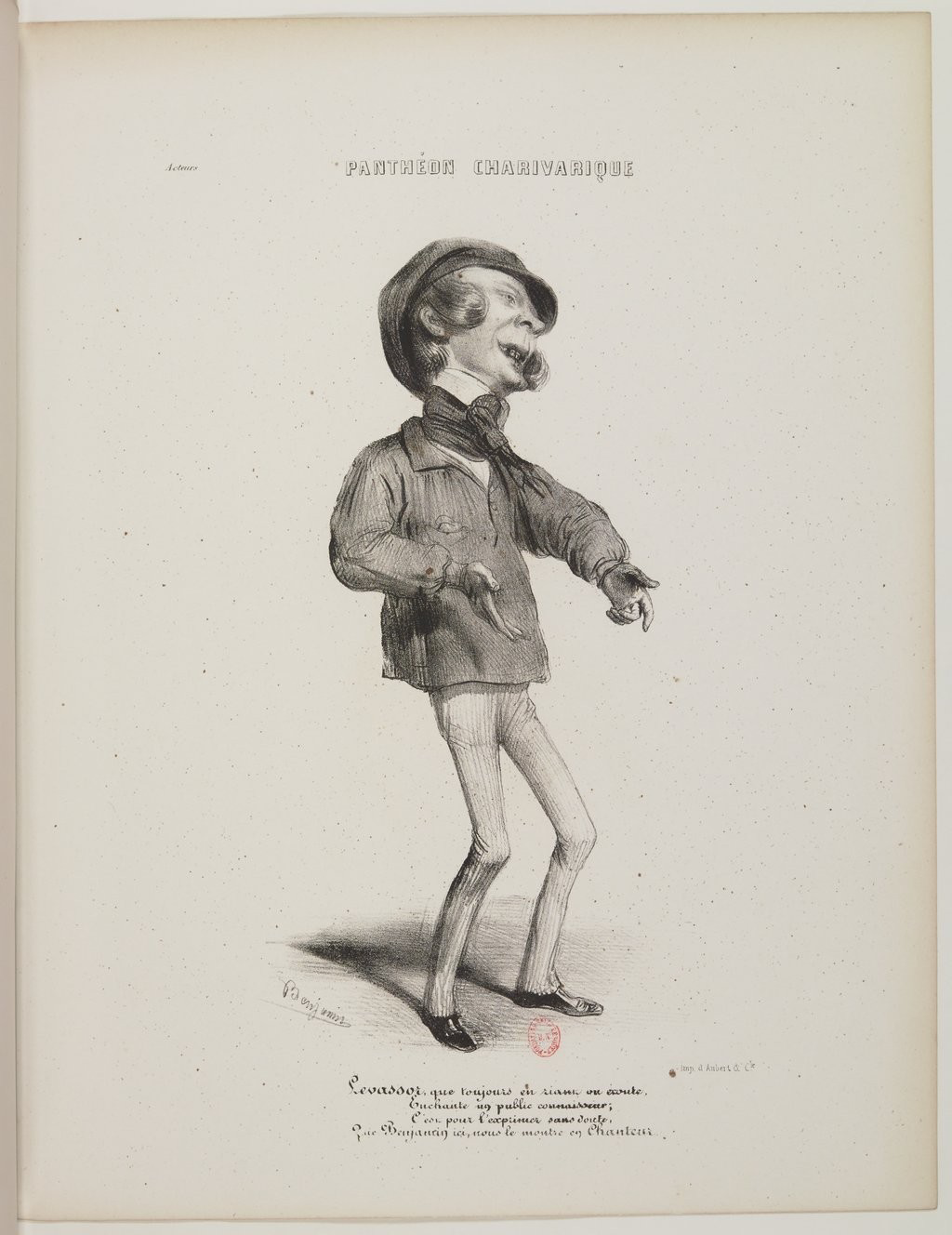 Pierre-Thomas Levassor par Benjamin Roubaud - Panthéon charivarique
