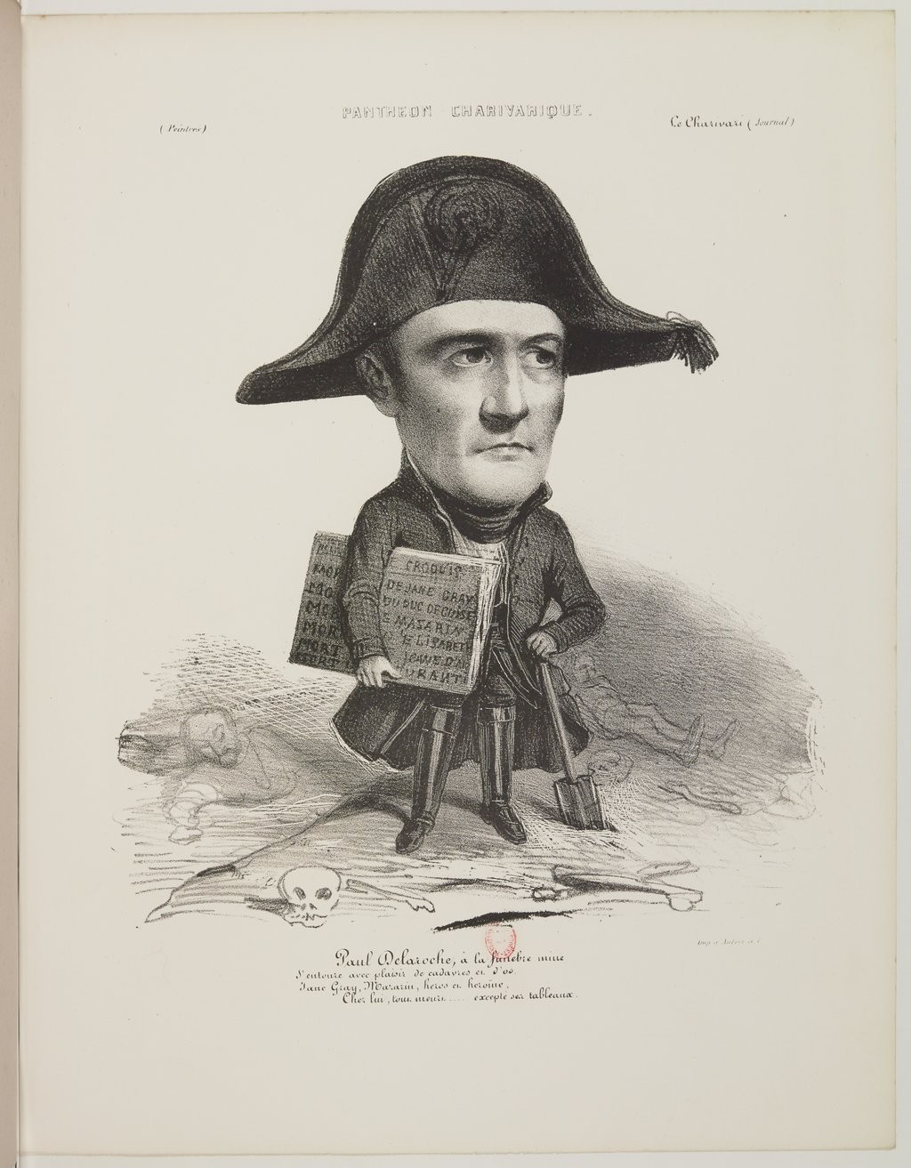 Paul Delaroche par Benjamin Roubaud - Panthéon charivarique