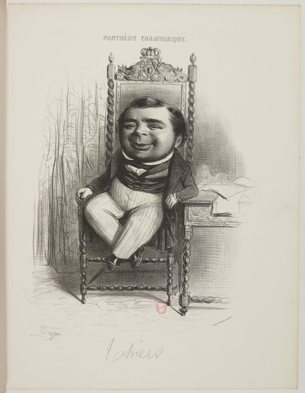 Armand Dutacq par Benjamin Roubaud - Panthéon charivarique