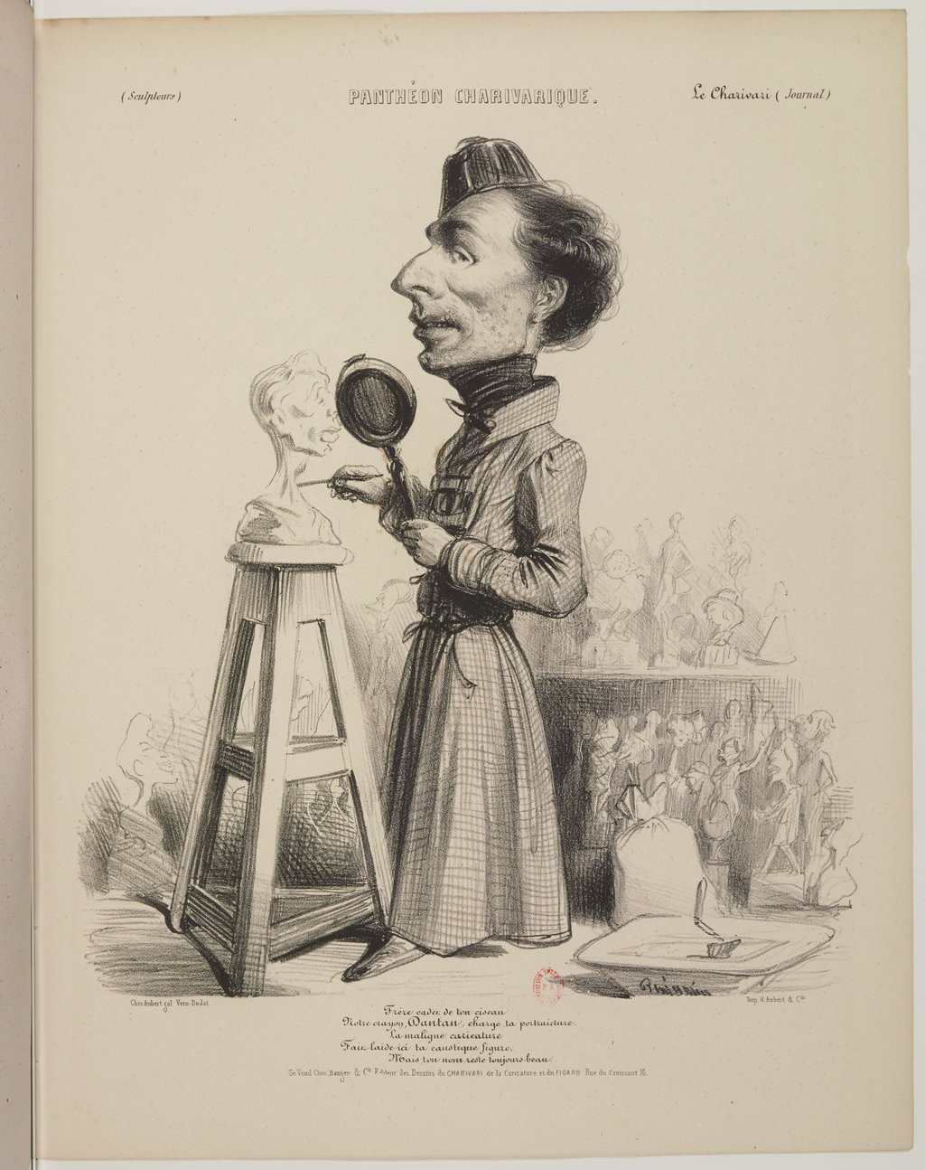 Jean-Pierre Dantan par Benjamin Roubaud - Panthéon charivarique