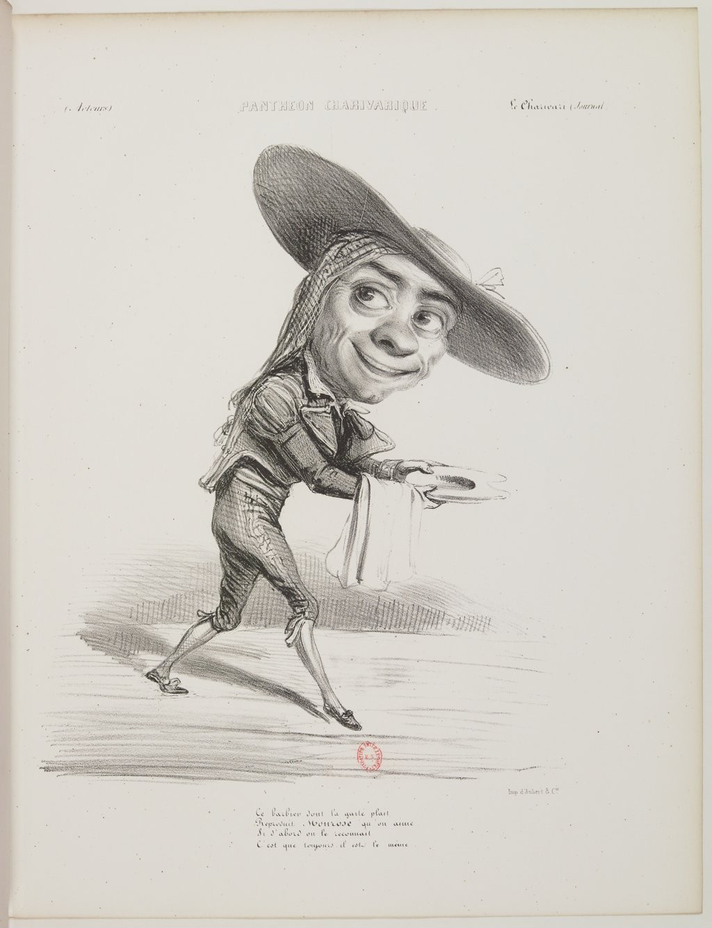 Claude-Louis-Séraphin Barizain dit Monrose par Benjamin Roubaud - Panthéon charivarique