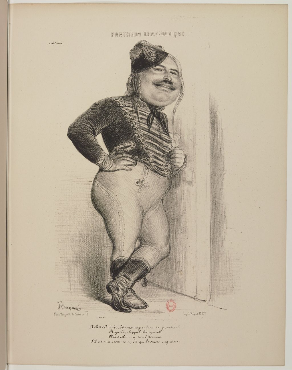 Pierre-Frédéric Achard par Benjamin Roubaud - Panthéon charivarique