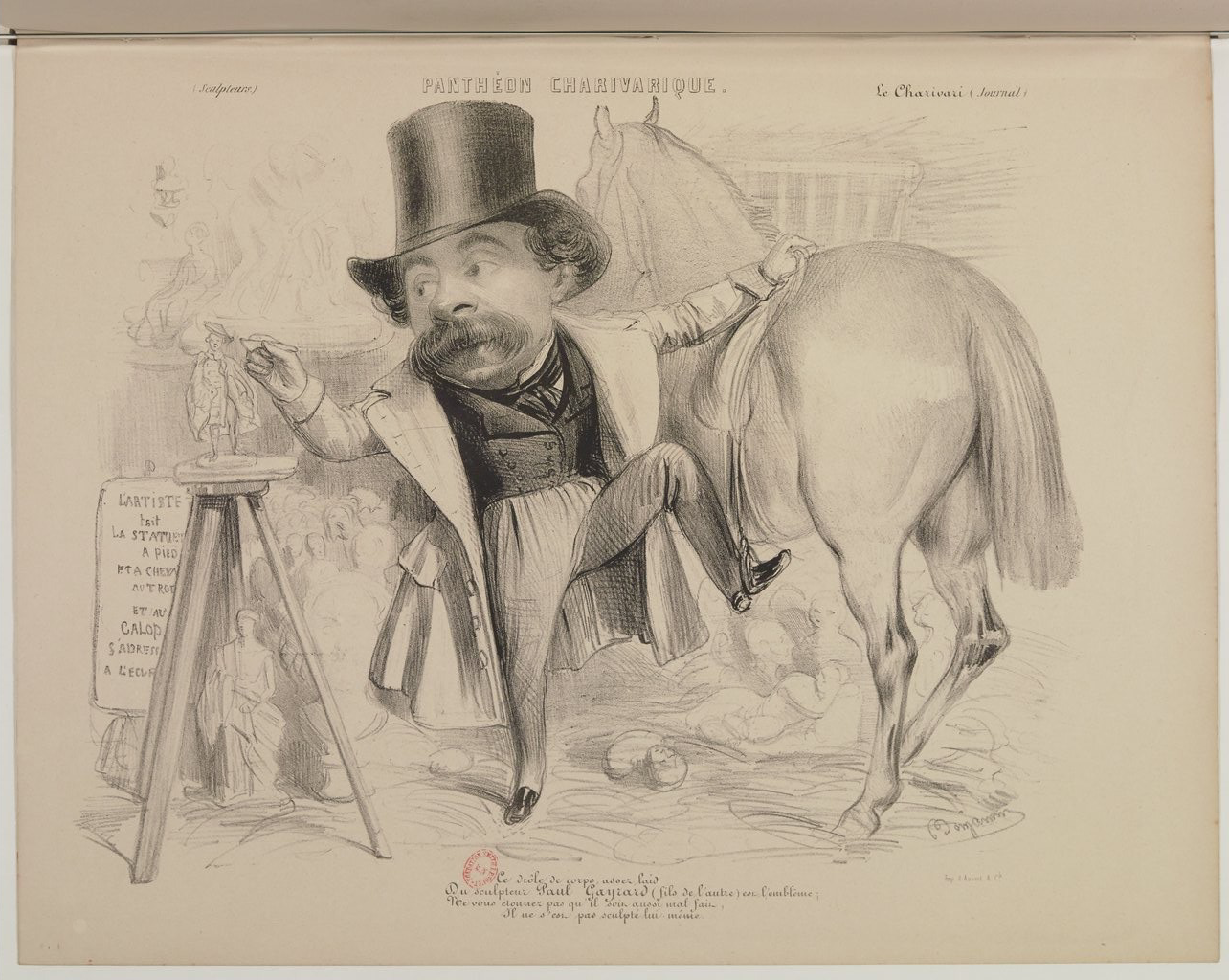 Paul Joseph Raymond Gayrard par Benjamin Roubaud - Panthéon charivarique